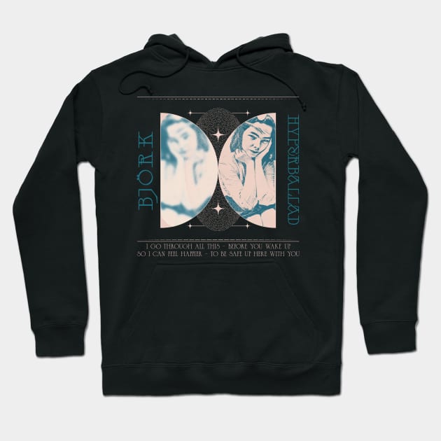 Björk // Hyperballad // Aesthetic Fan Art Design Hoodie by unknown_pleasures